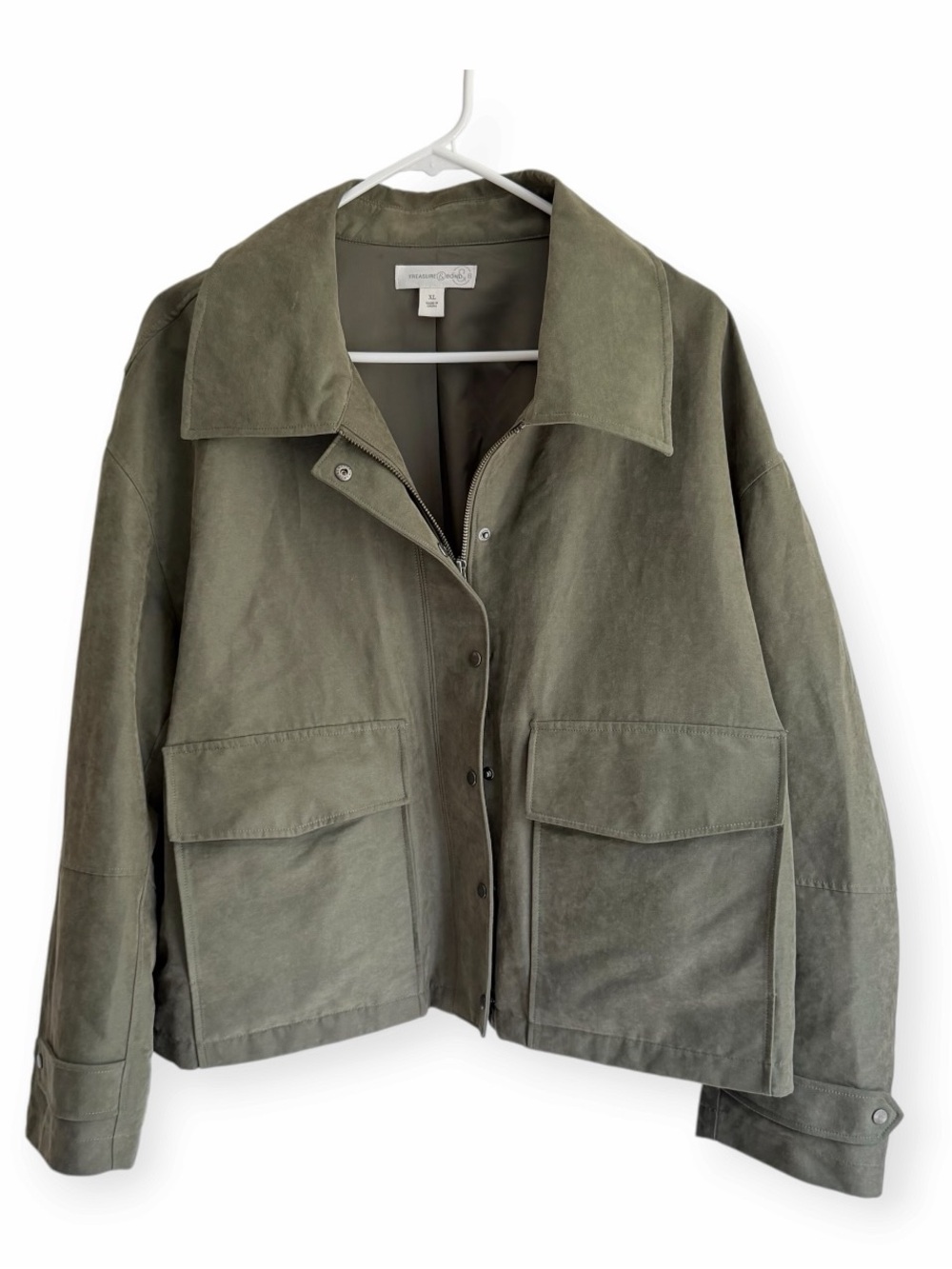 Olive Green Utility Jacket